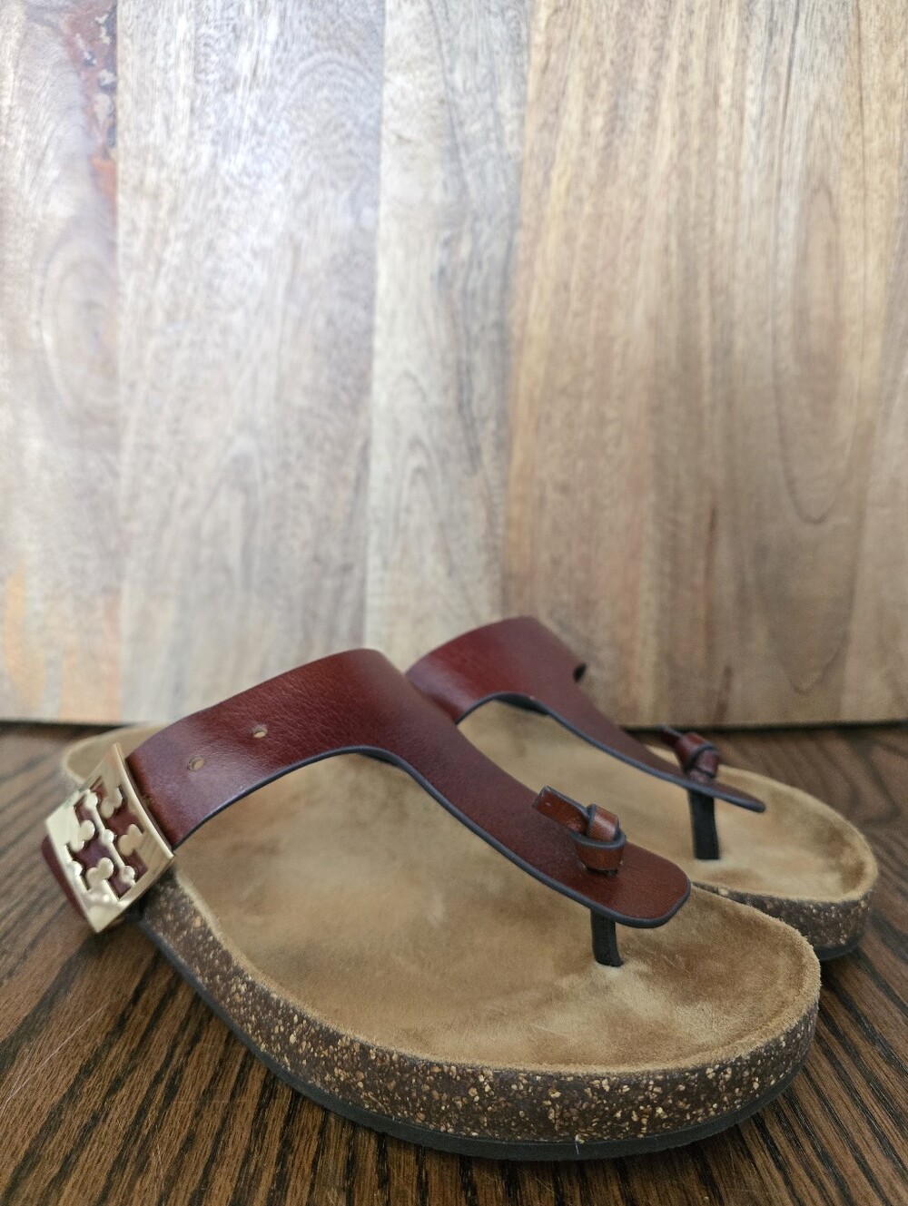 Tory Burch Mellow T-Strap Sandal 6.5 - Picture 2 of 5